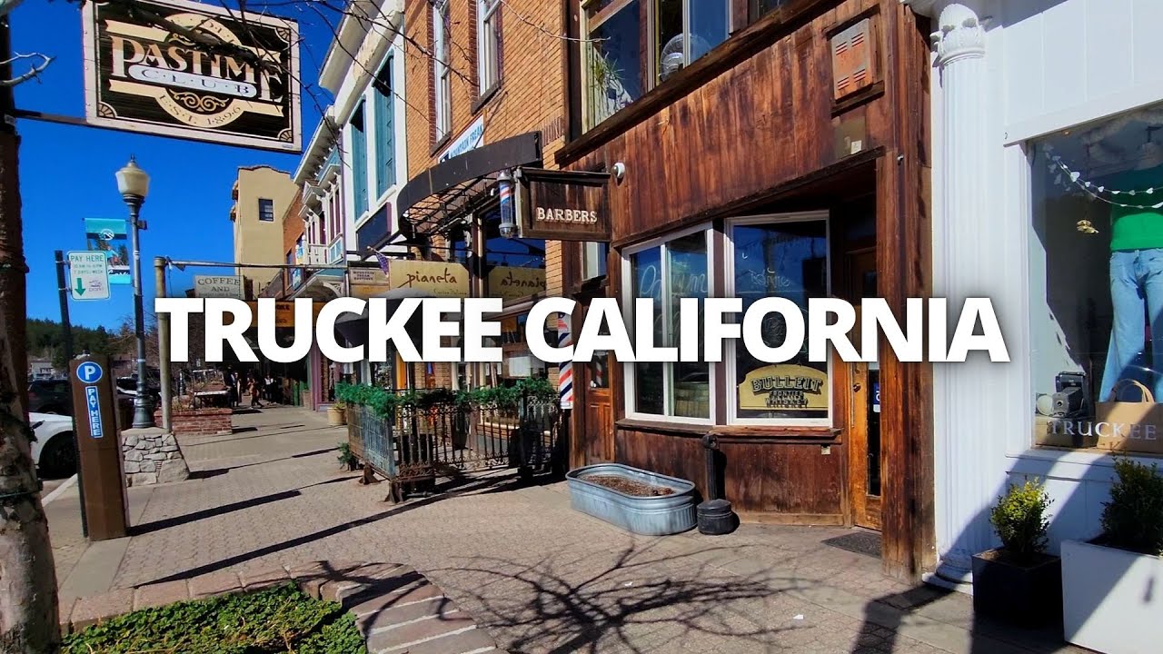 Exploring Downtown Truckee, California USA Walking Tour #truckee #truckeecalifornia