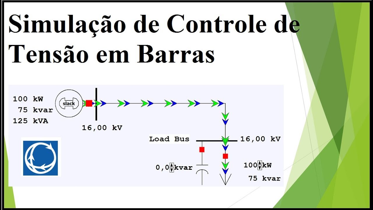 Controle de Tensão em Barras no SEP(Simulação Power World)