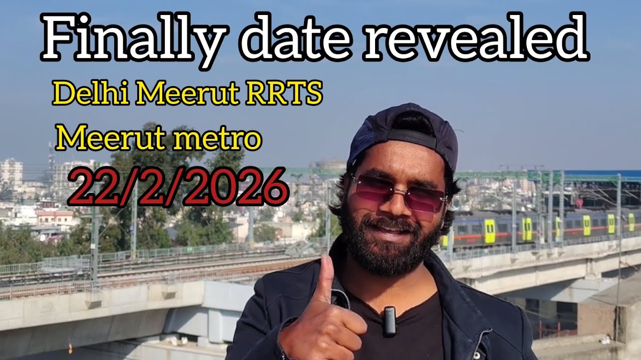 DELHI MEERUT RRTS(22/2/26)DATE REVEALED!! #rrts #vlog #meerut 