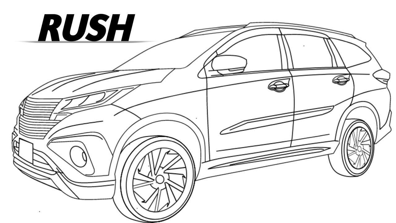 SKETCH TOYOTA RUSH #TOYOTARUSH #SKETCH