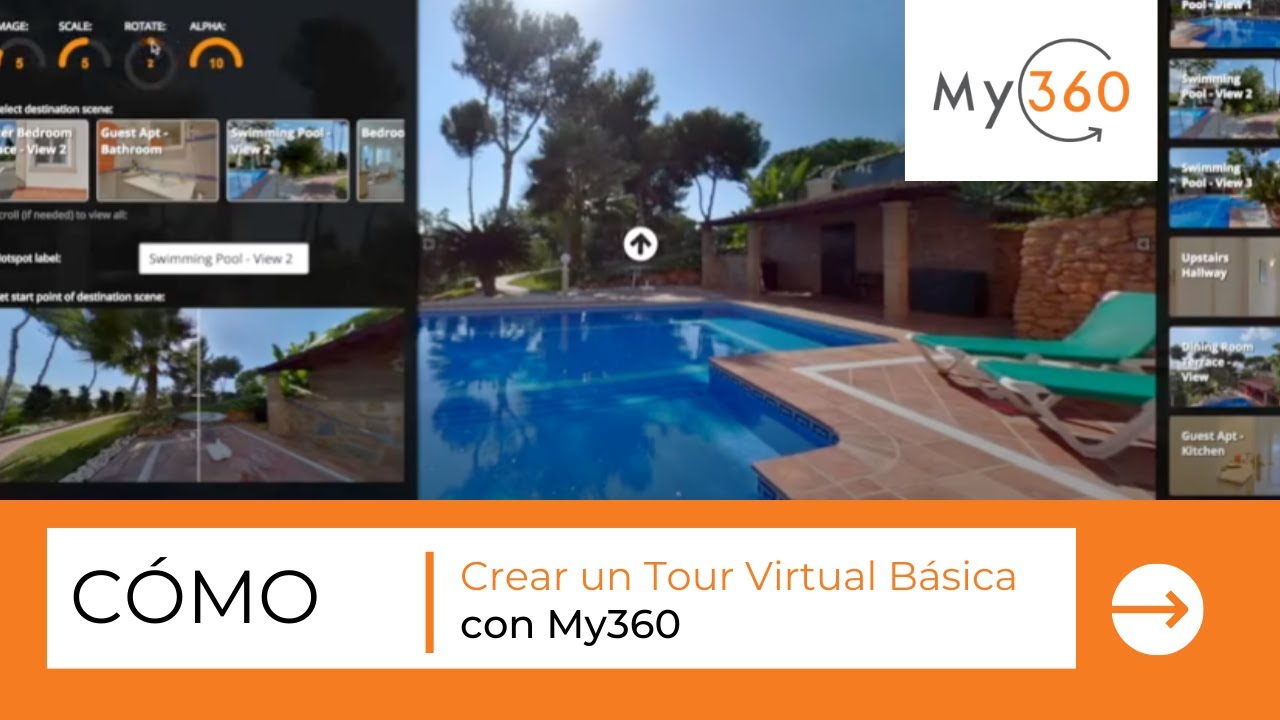 Crear un tour virtual basica en My360 | My360 Software de Tours Virtuales
