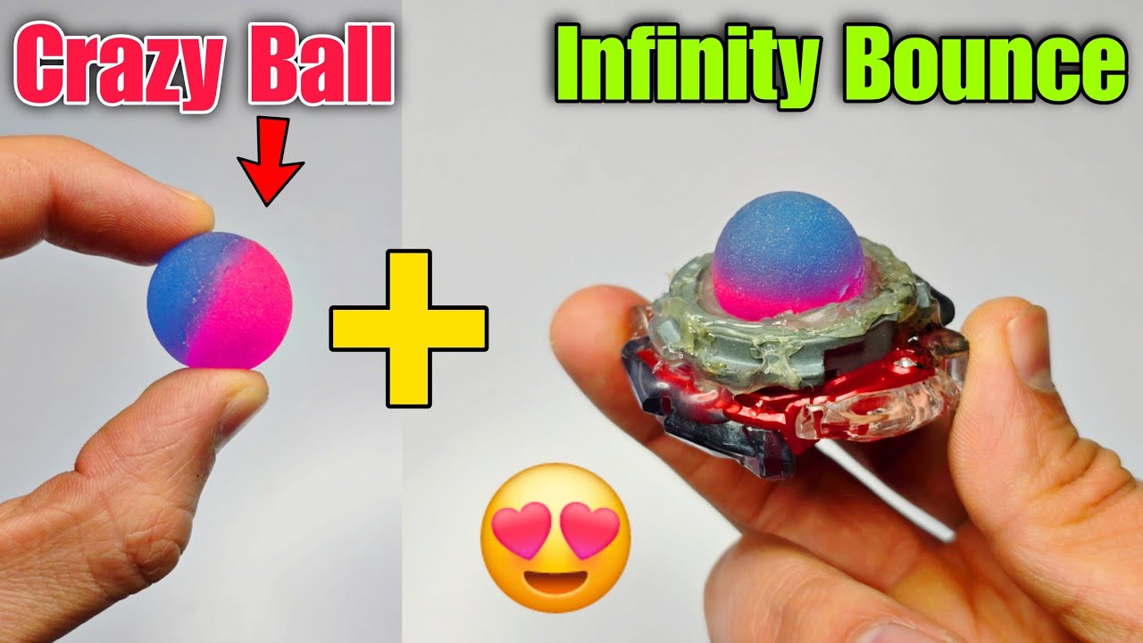 What Happens If We Put Crazy Bouncing Ball In Beyblade ?