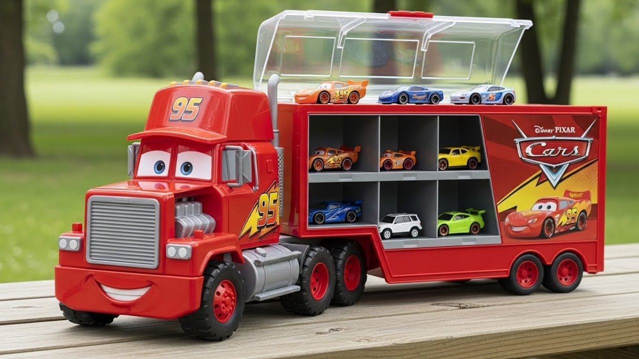 Disney Pixar Cars Unboxing Review l Lightning McQueen Bubble RC Car Racing | Monster Truck ASMR