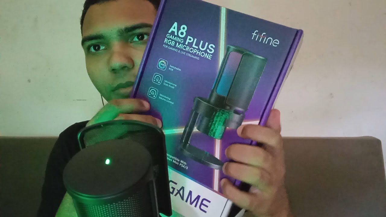 Testando o microfone Fifine A8 Plus - sons com luva de látex, pincel e sussurros | ASMR