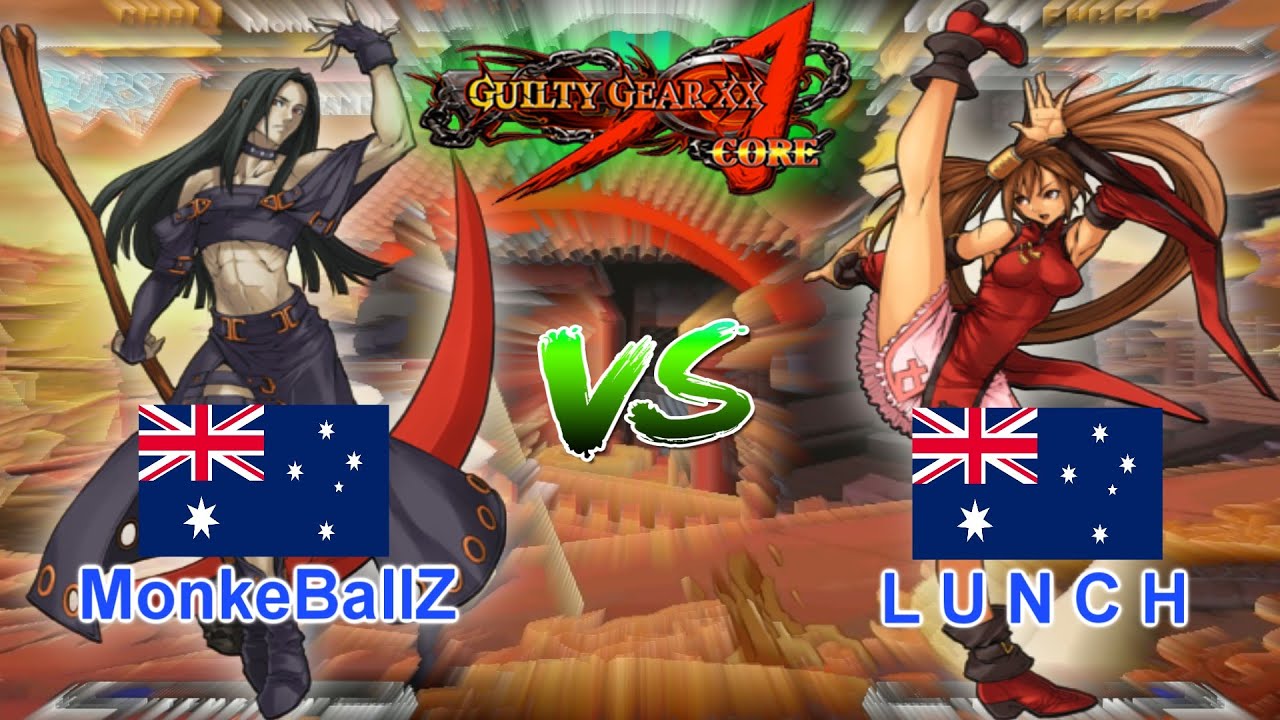 Guilty Gear XX Accent Core - MonkeBallZ vs L U N C H