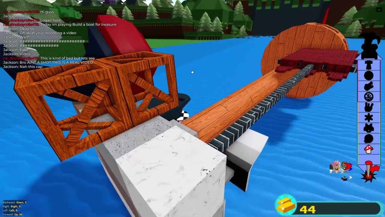 build a boat for treasure