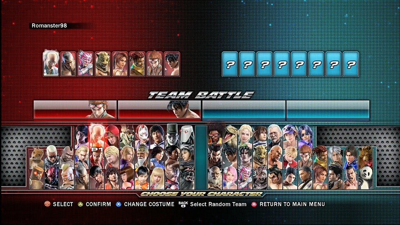 Tekken Tag Tournament 2 - Team Battle as Tekken 3 Characters