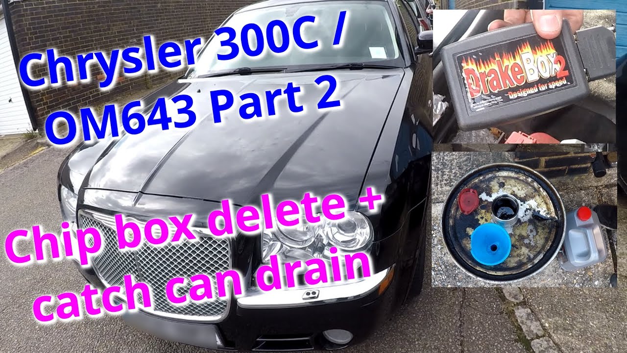 Chrysler 300C / OM643 Pt 2 Tuning Chip Removal and Oil Catch Can Emptying - Drake Box 2 Teardown
