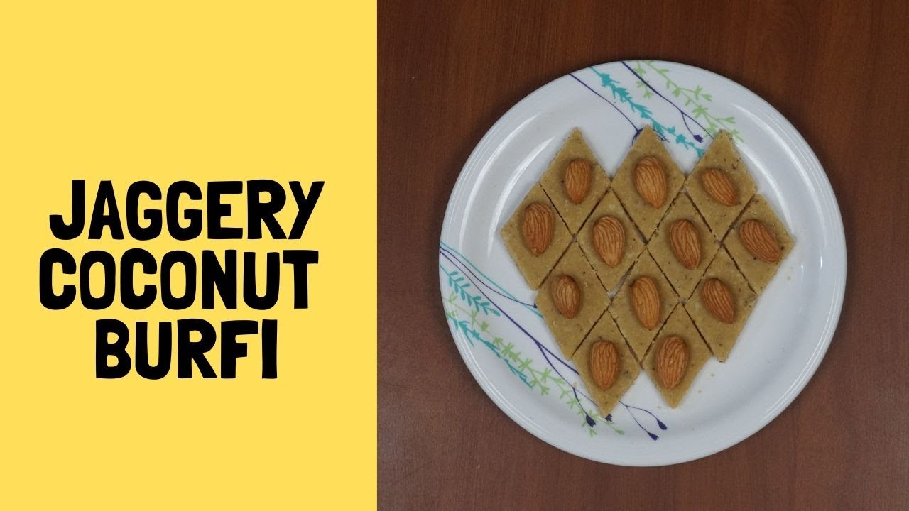 Jaggery -wheat atta Coconut Burfi |ಬೆಲ್ಲ & ಗೋಧಿ ಹಿಟ್ಟಿನಿಂದ ತೆಂಗಿನಕಾಯಿ ಬರ್ಫಿ|#Manipal Kitchen