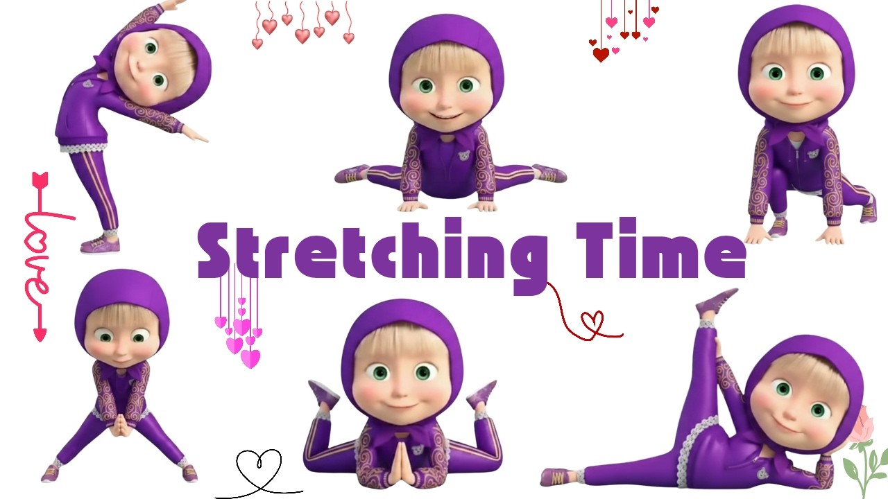FUN kids STRETCHING exercises to do EVERYDAY!