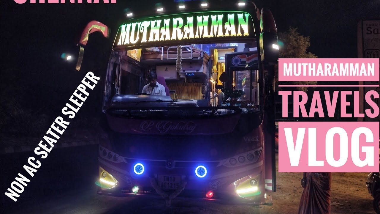 MUTHARAMMAN TRAVELS | CHENNAI 🔁 KULASEKARANPATTINAM TRAVEL VLOG #trending #viralvideo #travel #vlog