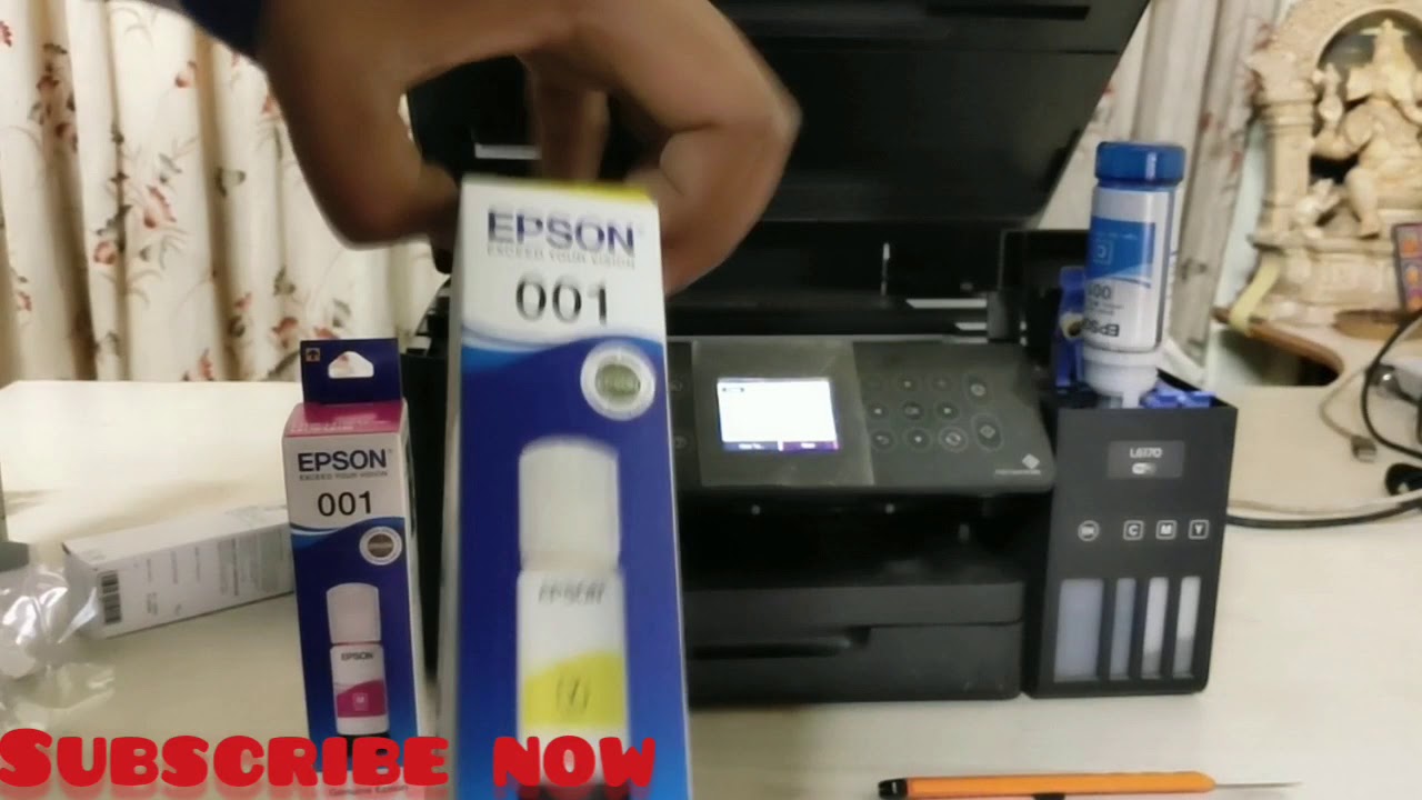 Printer Epson L6170 ink tank reset | ink tank refilling | printer cleaning hacks