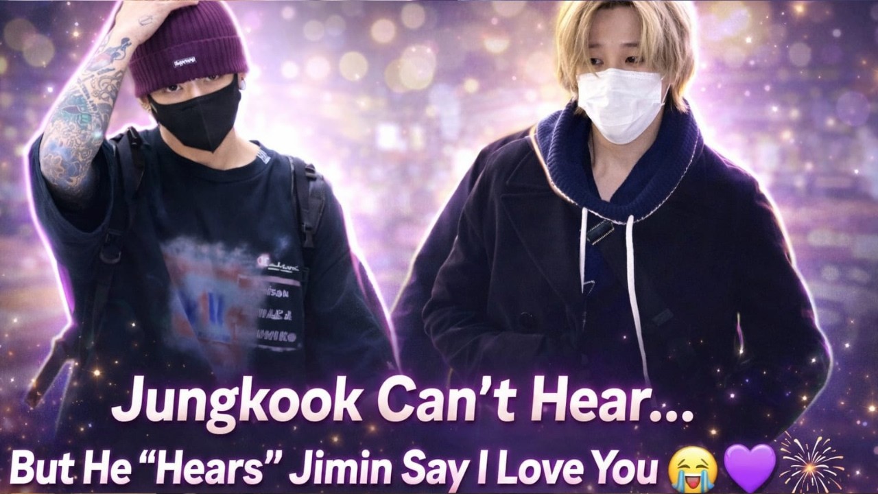 Jungkook Can't Hear ... But He “Hears” Jimin Say I Love You 😭 💜 🎆