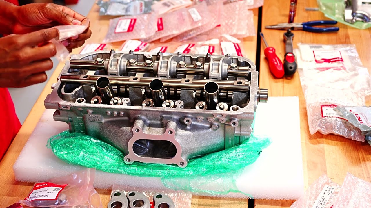 Complete J32 J35 Aluminum Rocker Assembly Install with Vtec Killer Cams!