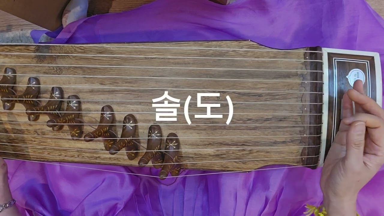 12현가야금 조율음  #가야금조율 #가야금조현 #12현가야금