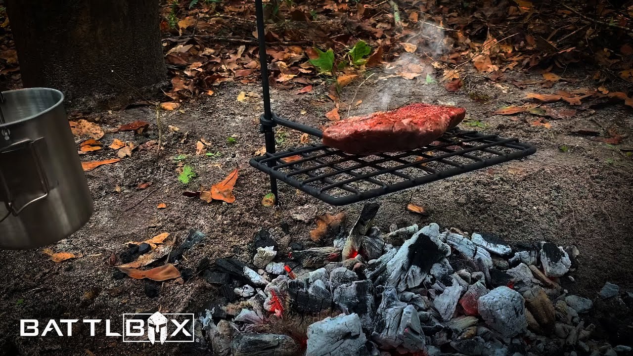 LORD & FIELD SWINGING BUSHCRAFT GRILL SET TEST