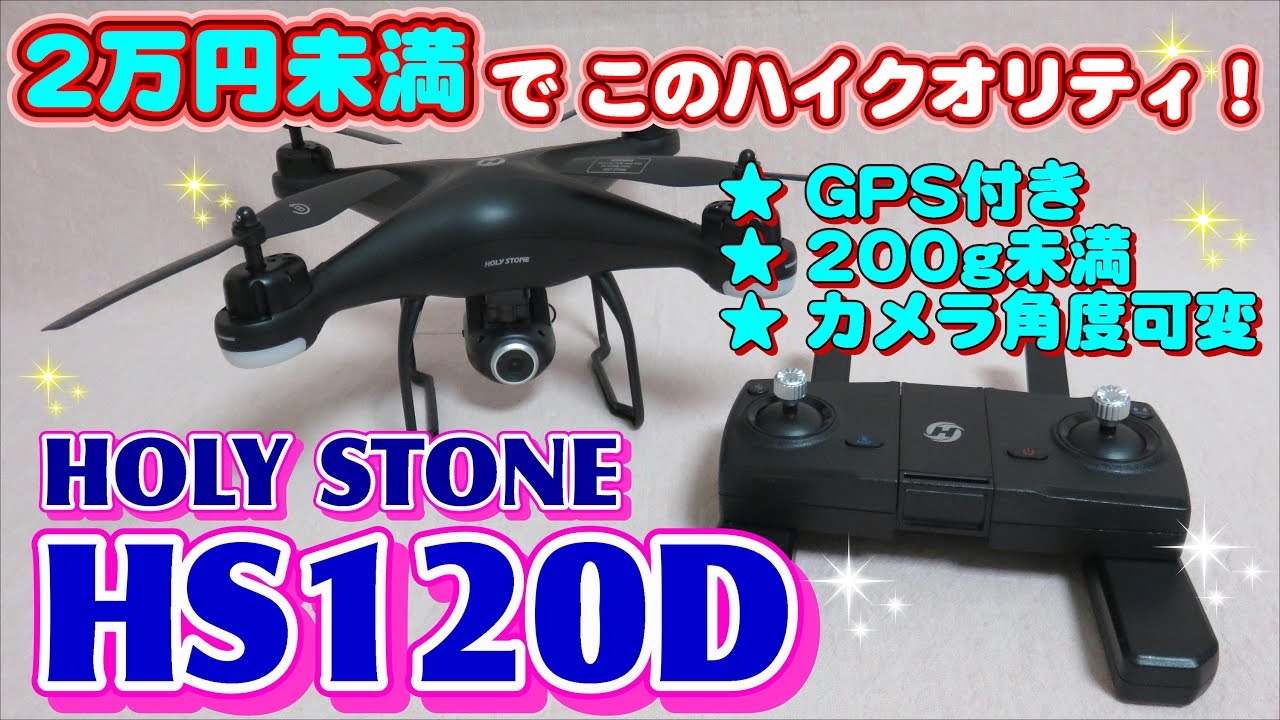 【初心者に最適】Holy Stone HS120D 【前編・開封編です】