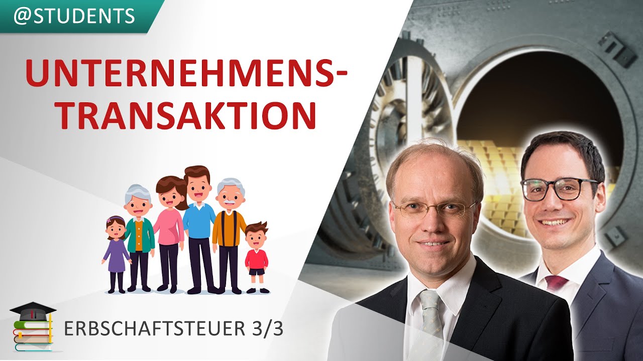 Unternehmensvermögen steuerfrei übertragen (§§ 13a-13c ErbStG) | Erbschaftsteuer 3/3