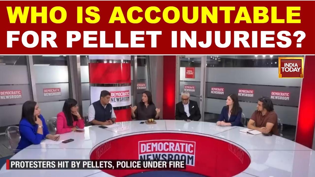 Live: Pellet Guns On Student Protesters Justified? Who Is Accountable For Injuries? India Today
