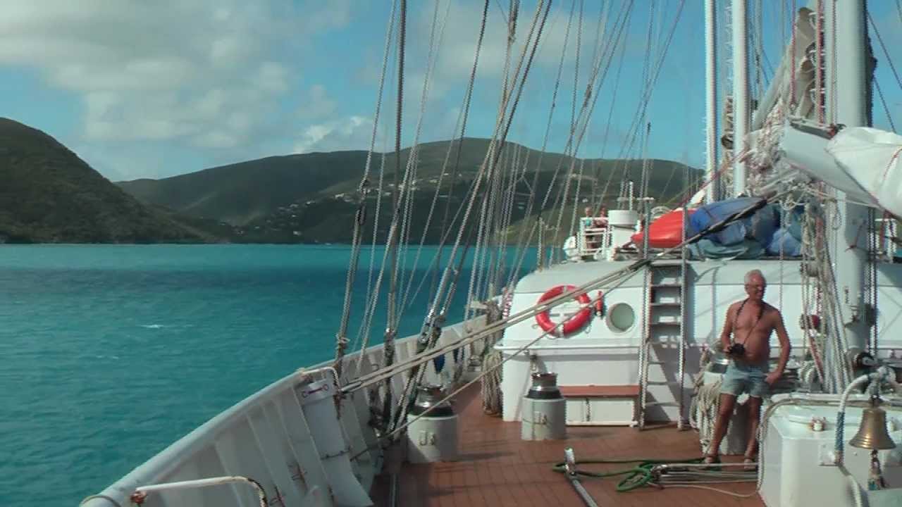 Met de Eendracht in de Carib