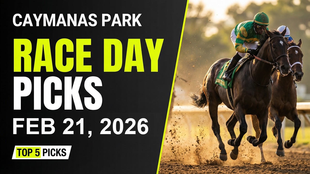 Caymanas Park | TOP 5 PICKS | February 21, 2026