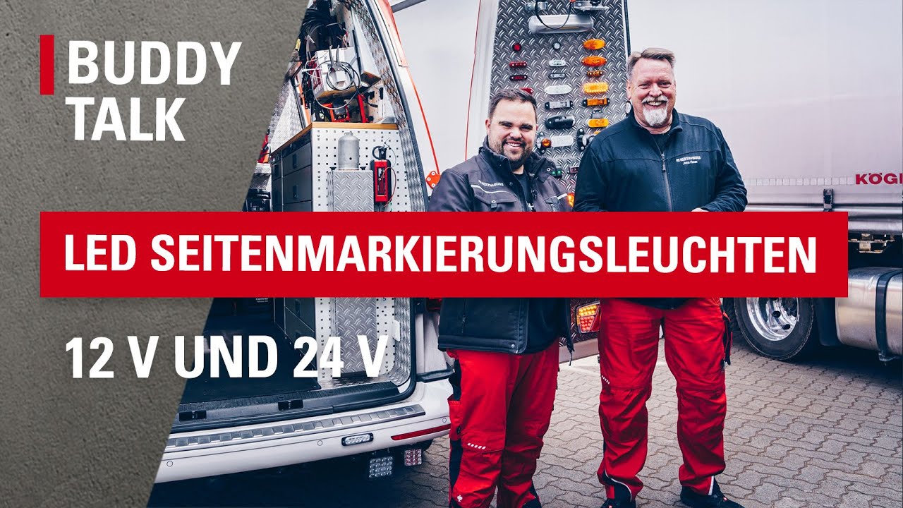 LED Seitenmarkierungsleuchte mit 3 Funktionen [f&uuml;r 12 V und 24 V]