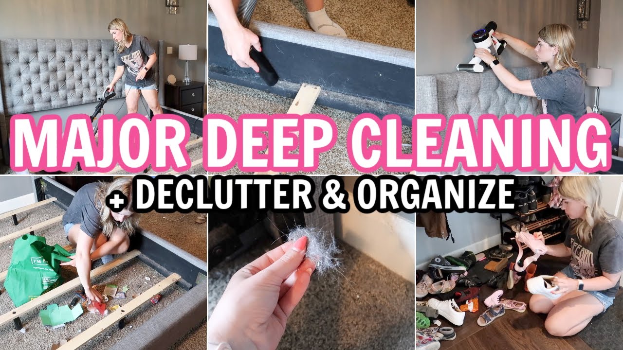EXTREME DEEP CLEAN WITH ME | DECLUTTERING, ORGANIZING & DEEP CLEANING | CLEANING MOTIVATION 2025