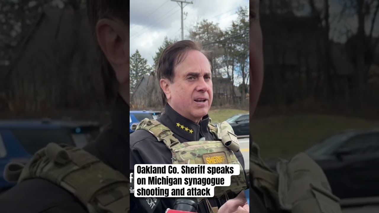 Michigan sheriff briefs media on the attack on synagogue in West Bloomfield