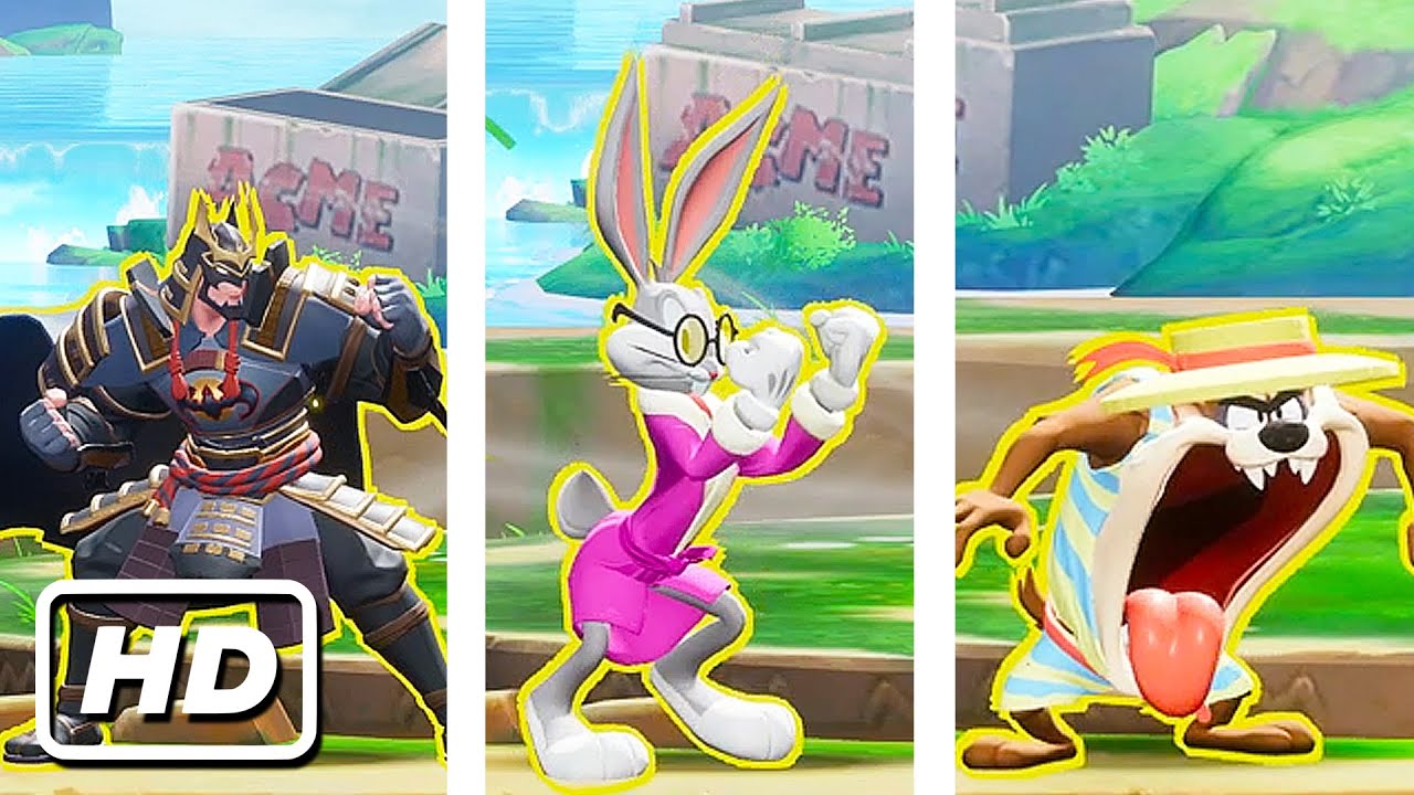 MultiVersus - All Character Skins Showcase! (1080p 60fps)