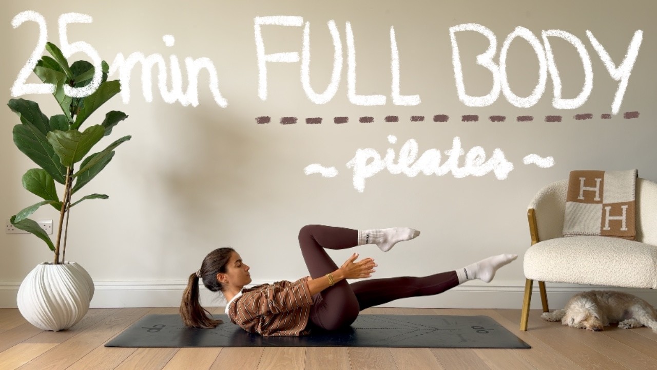25MIN FULL BODY PILATES WORKOUT | full body toning | no equipment