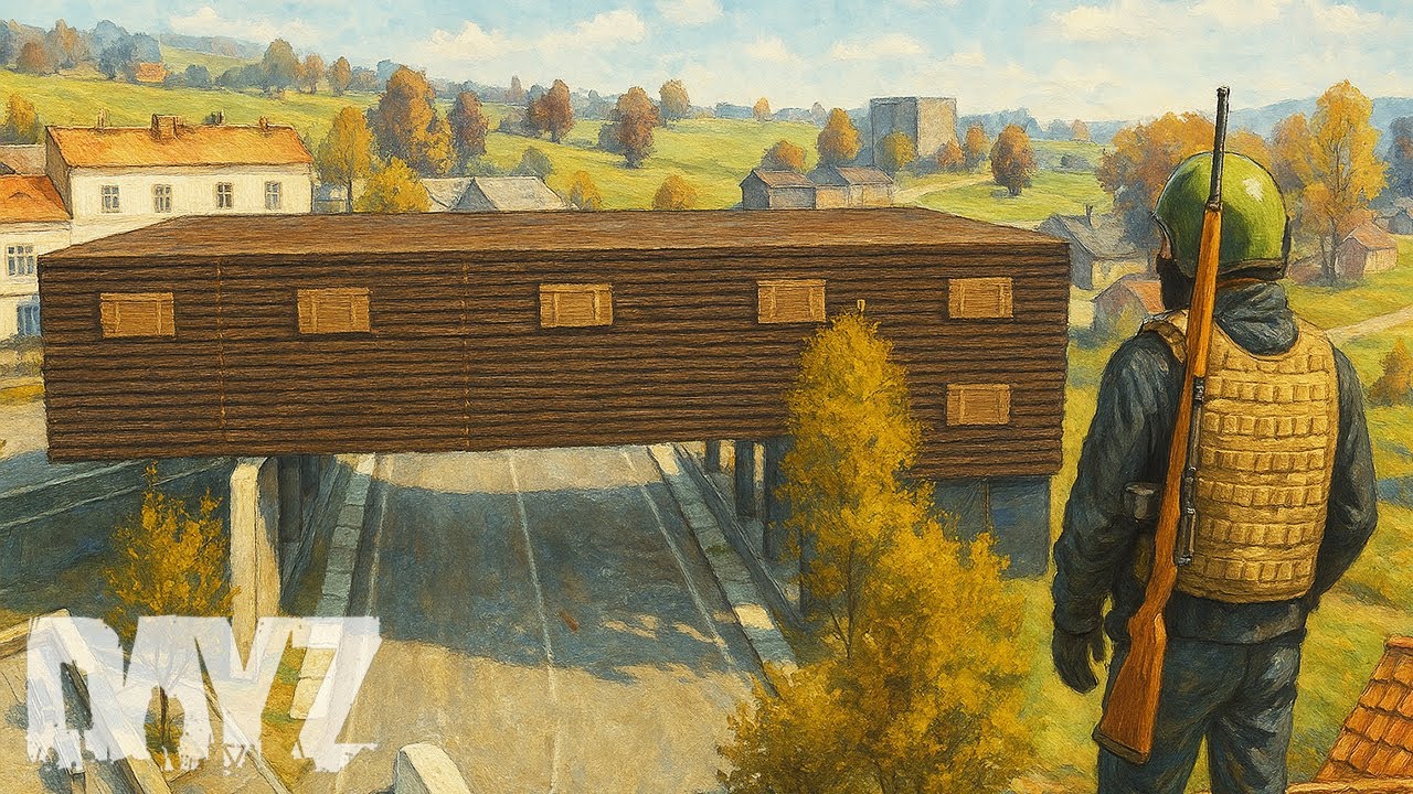 Building the GIGANTIC Bridge Fortress in DayZ
