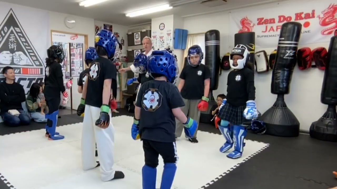 Blue belt green belt grading 
