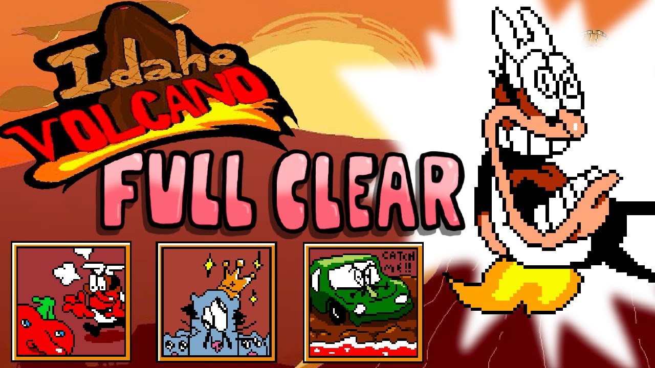 Pizza Tower Other Tower: Idaho Volcano ALL CHEF TASKS (CYOP)