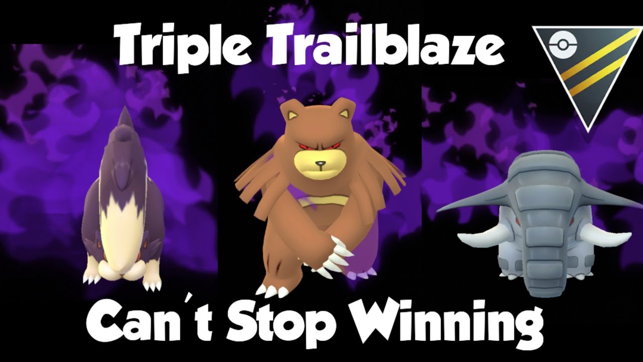 14-1 RUN Triple Trailblaze CANT STOP WINNING Ultra League FT Shadow Ursaring Skuntank & Donphan