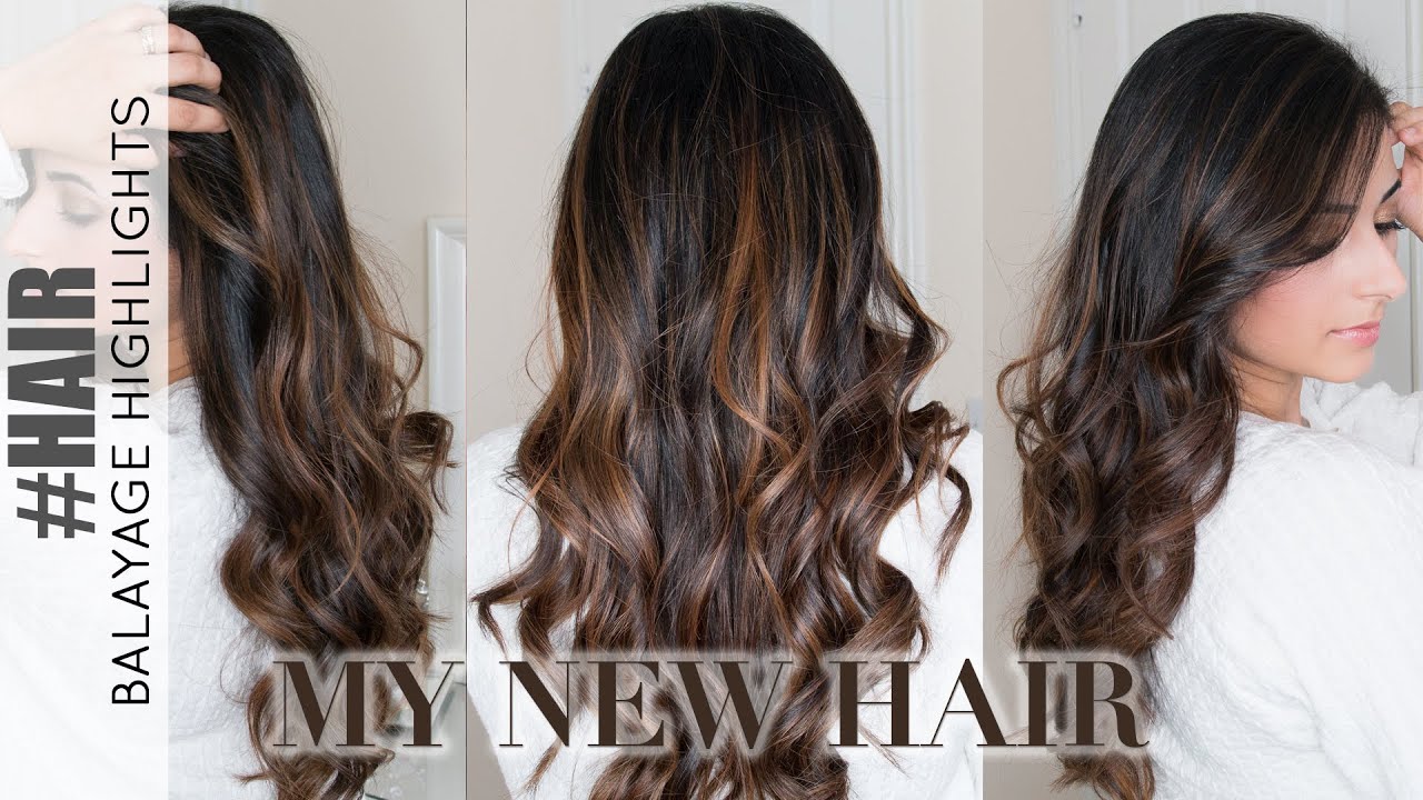 Balayage Highlights on Dark Hair: My New Hair Colour 2016 | Ysis Lorenna