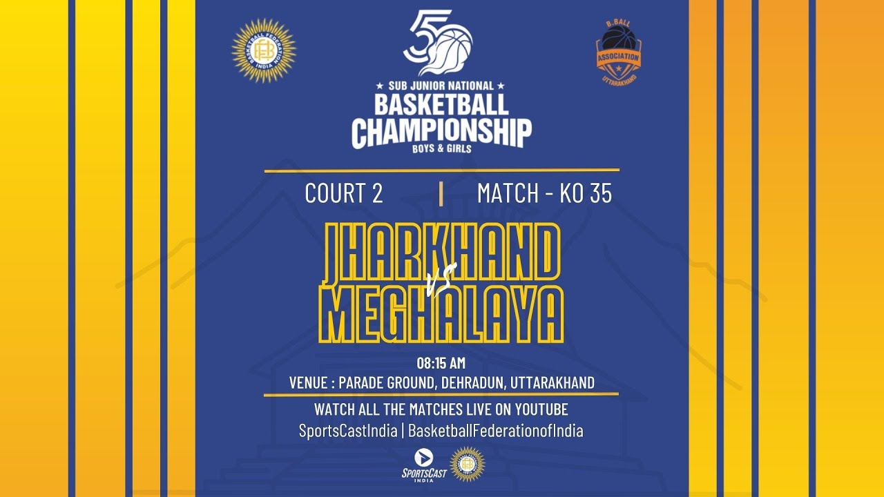 KO-35 | JHARKHAND VS MEGHALAYA| GIRLS | 50TH SUB JUNIOR NATIONAL BASKETBALL CHAMPIONSHIP 2025
