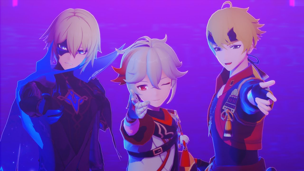 【MMD Genshin Impact】威風堂々  / Pomp and Circumstance【Dainsleif ・ Kazuha  ・ Tohma】