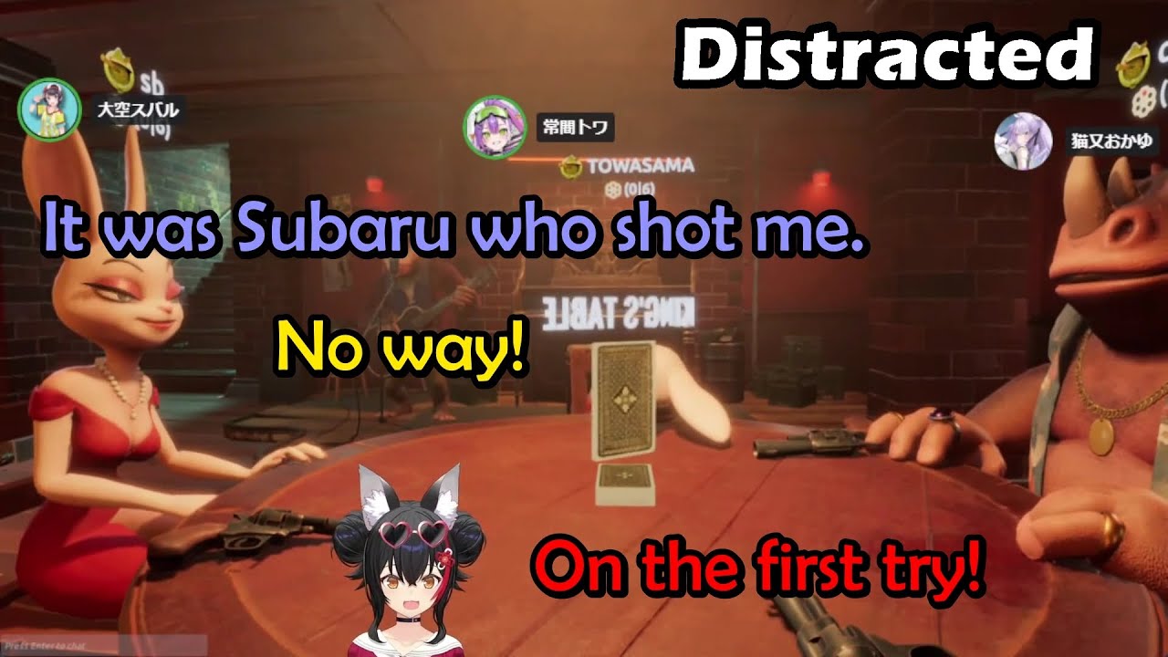 Mio and Okayu Watching Towa and Subaru Having Fun Watching Their Sexy Character