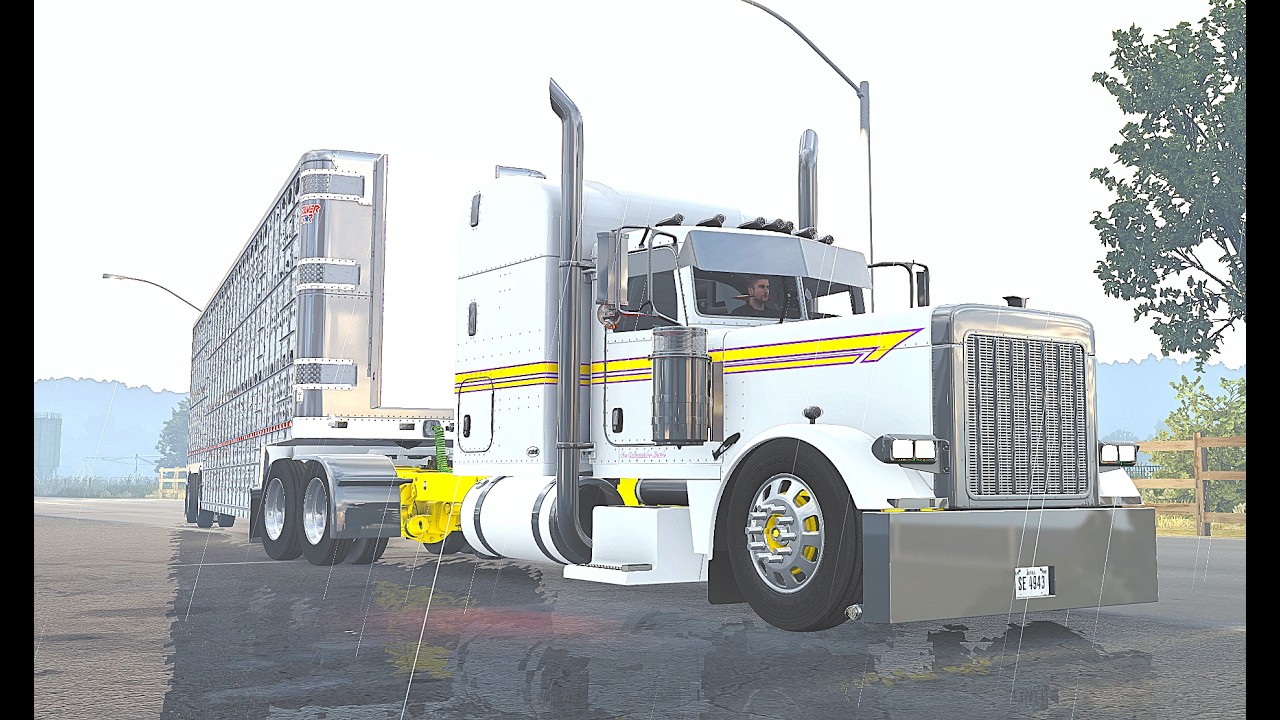 ATS night drive white bullhauler