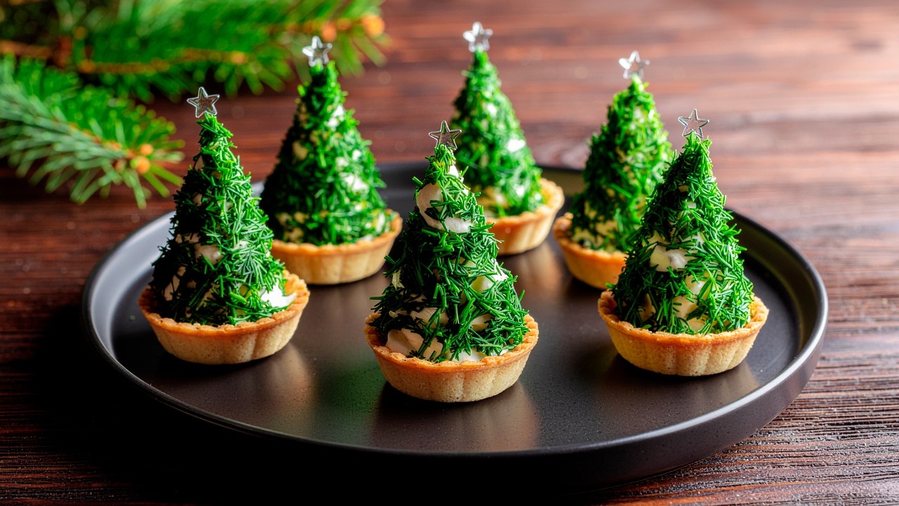 Mini Christmas Tree Appetizers — Fast, Cute & Tasty