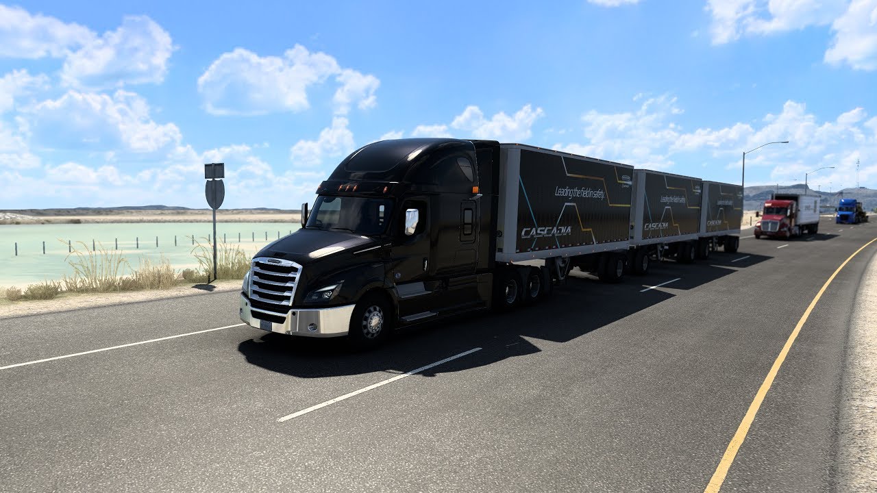 American Truck Simulator 1.44 | Trucking in Silence | Freightliner Cascadia | NO COMMENTARY !