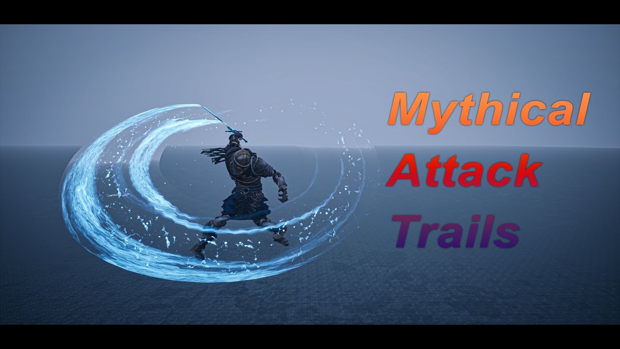 Sword and Attack trails niagara vfx | Unreal engine