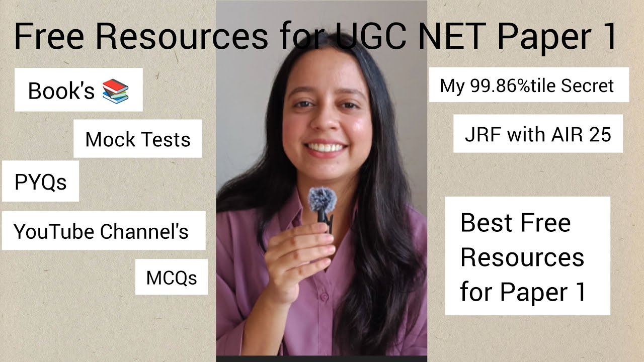 Best Free Resources for UGC NET/JRF Paper 1|Books,PYQs,Mock Tests &Strategy2025|#netjrf #ugcnet #jrf