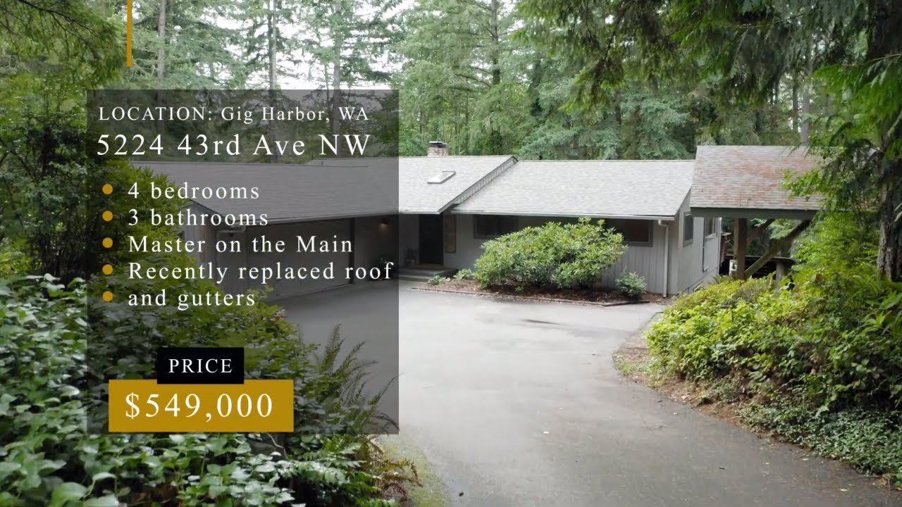Just Listed In Gig Harbor Washington by Top Gig Harbor Real Estate Agent