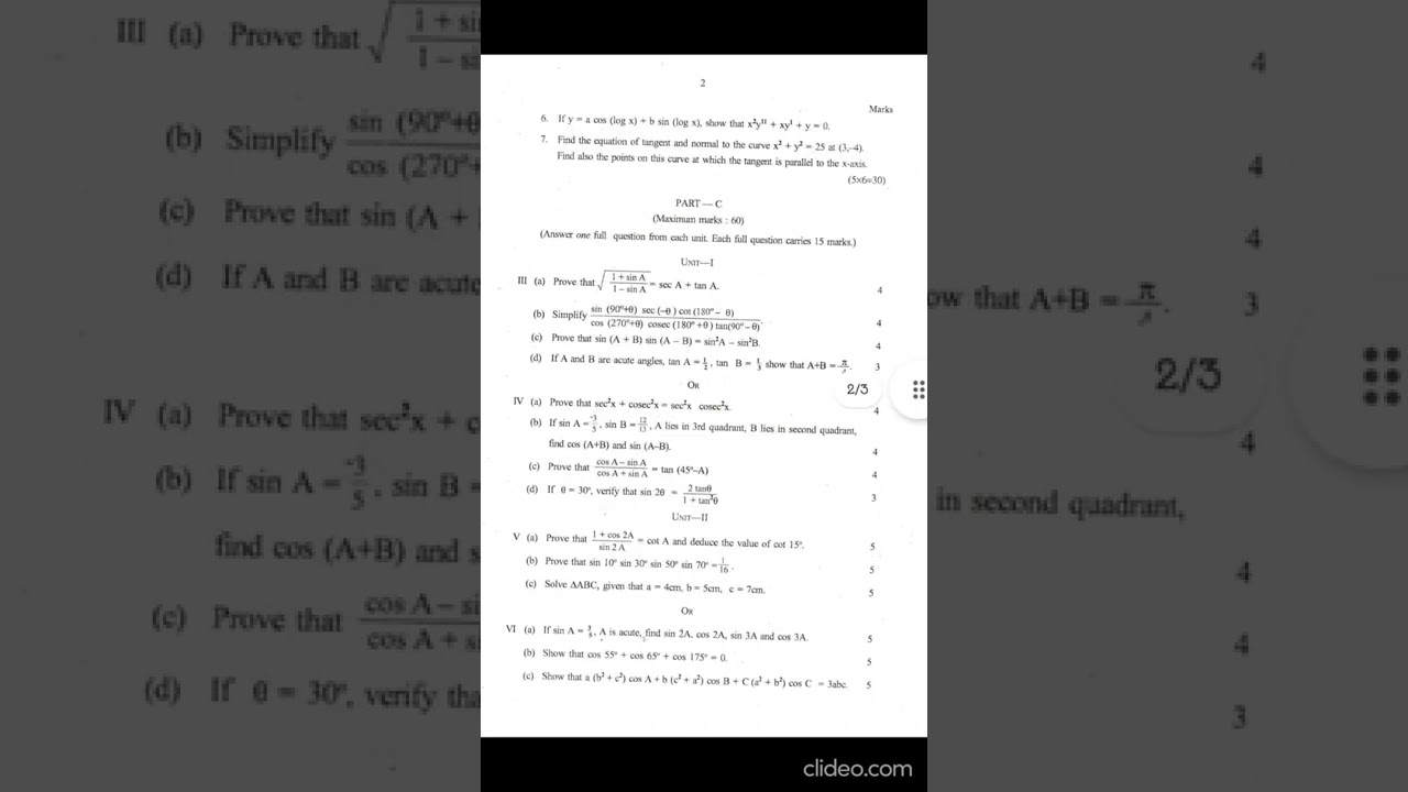 #polytechnic first semester #math question paper