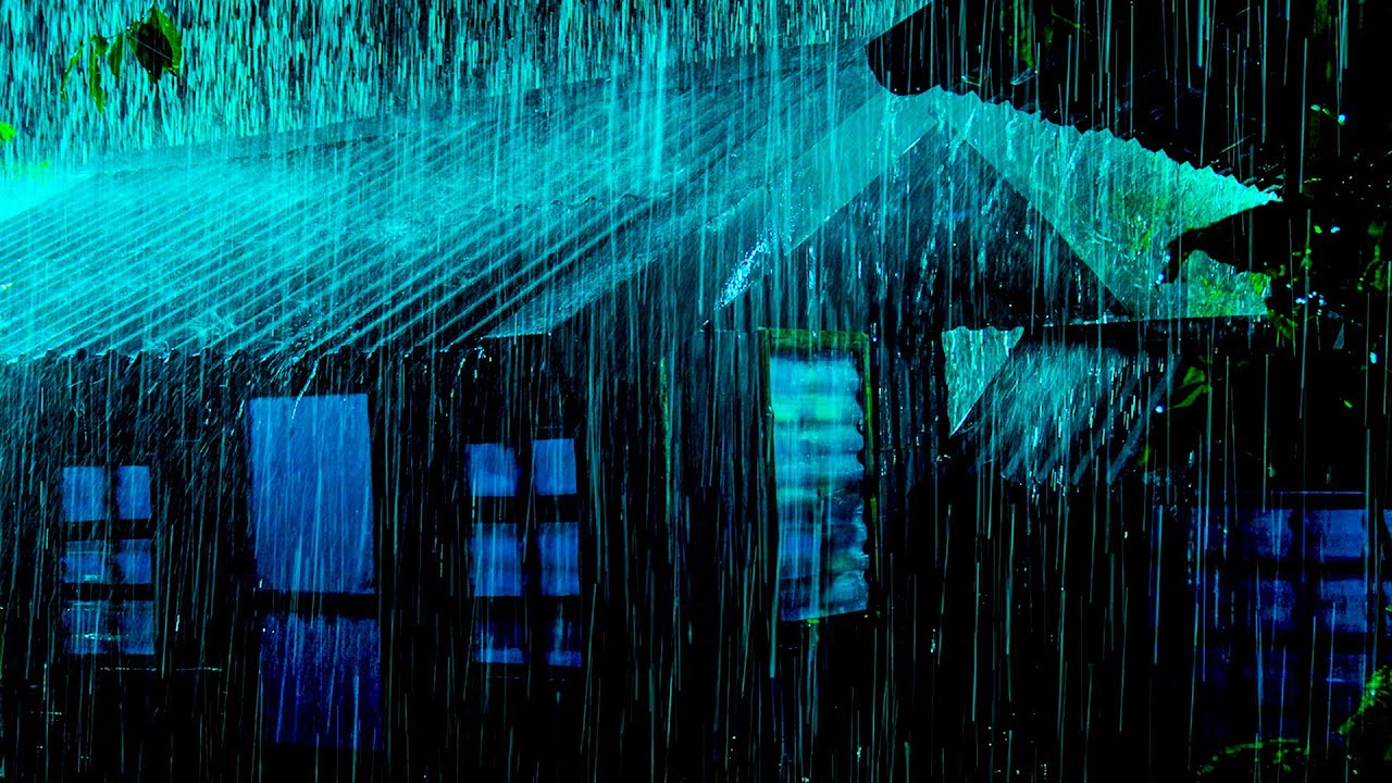 Eliminate Stress to Deep Sleep Instantly in Under 3 Minutes ⚡ Heavy Rainstorm & Thunder at Night