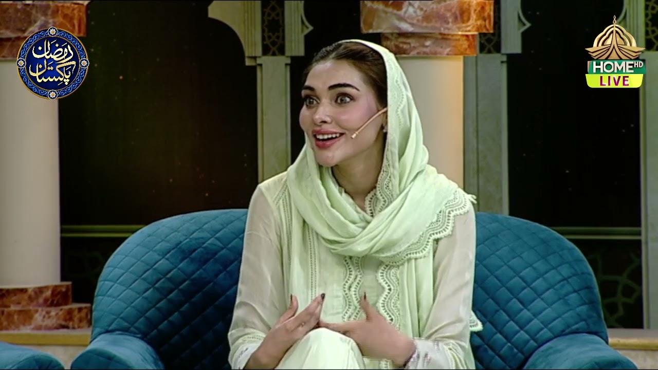24th Ramzan-ul-Mubarak | Today's Celebrity Guest | Maha Tahirani | Ramzan Pakistan