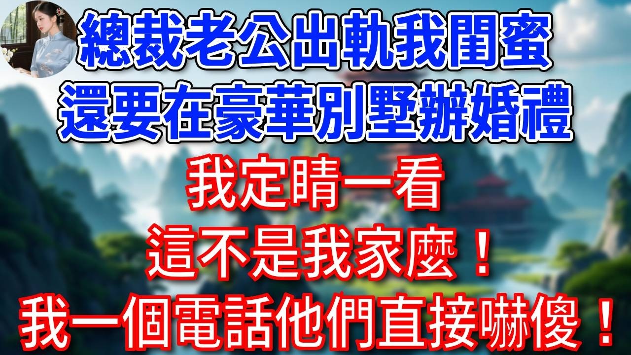 總裁老公出軌我閨蜜，還要在豪華別墅辦婚禮，我定睛一看，這不是我家麼，我一個電話他們直接嚇傻！#為人處世#生活經驗#情感故事#故事#小說#戀愛#情感#婚姻