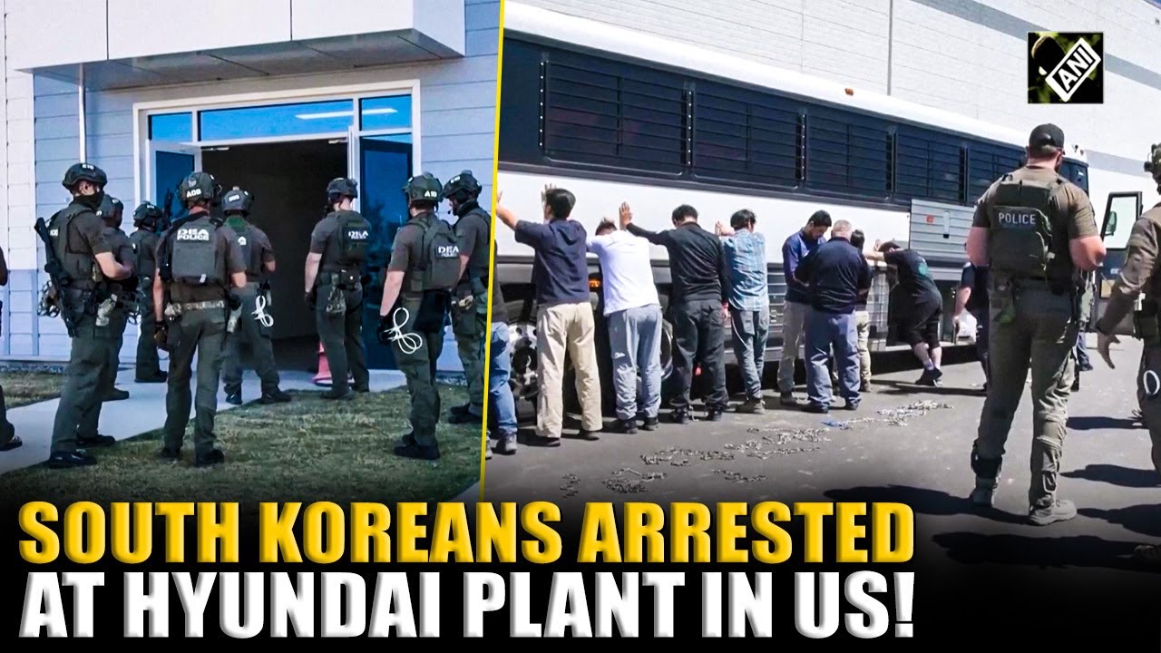 US immigration agents arrest hundreds at Hyundai plant, mostly Koreans