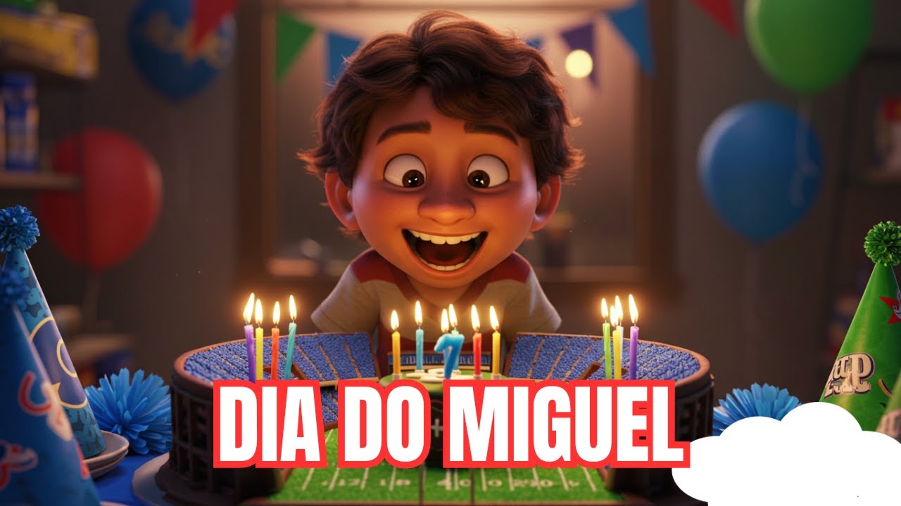 🎉 O Dia Especial de Miguel -  Animação Infantil Cristã - Meu Nome é uma Festa
